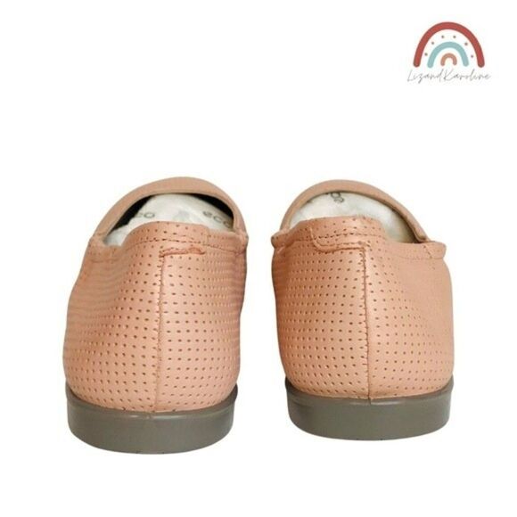 New! ECCO Incise Enchant Ballerina Leather Muted Clay Ballet Flats 10-10.5 EU41 - Picture 5 of 12